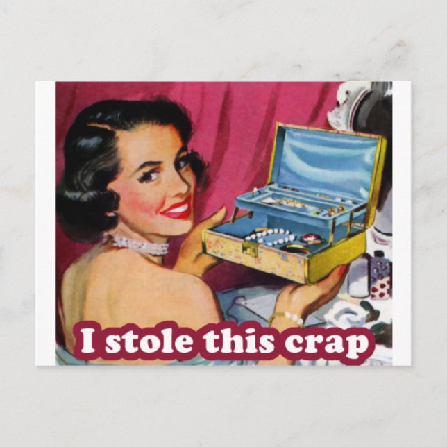 Postal Glam Kleptomania (Anverso)