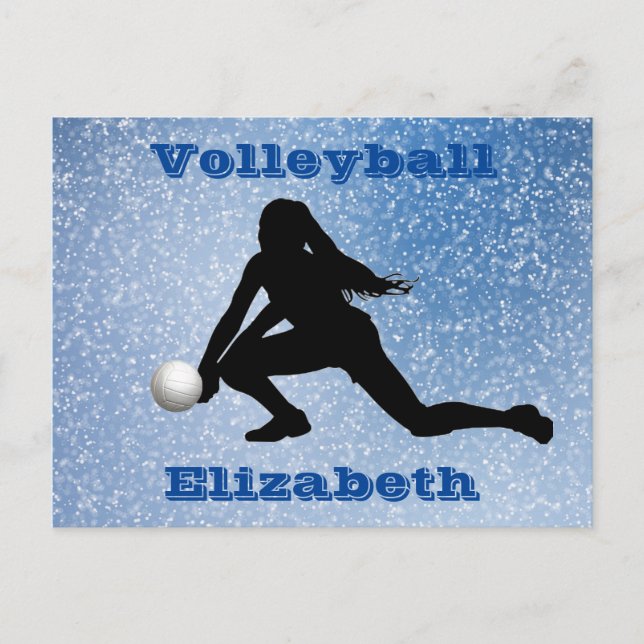 Postal Glamour del Voleibol (Anverso)