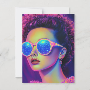 Postal Glamour Neon Galaxy