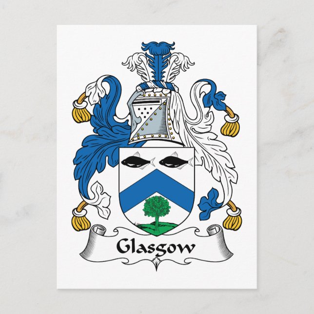 Postal Glasgow Family Crest (Anverso)