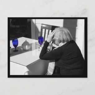 Postal Glass azul