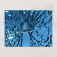 Glass azul roto
