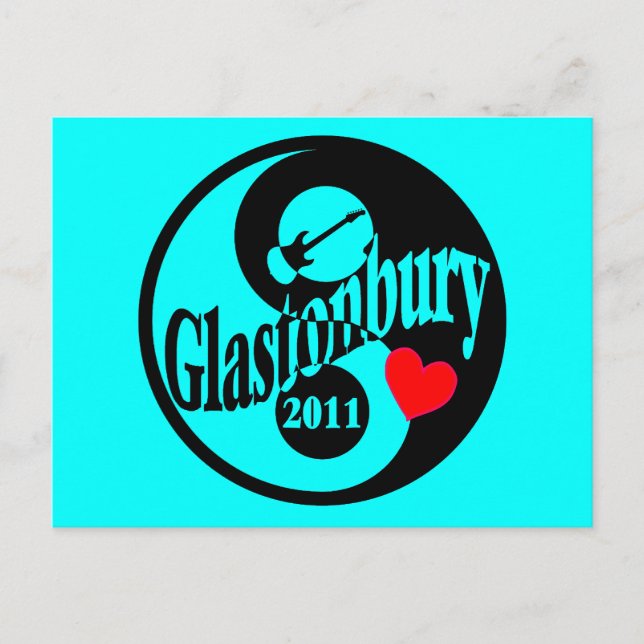 Postal Glastonbury (Anverso)