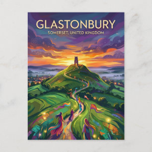 Postal Glastonbury Reino Unido