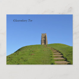 Postal Glastonbury Tor Somerset England Photo