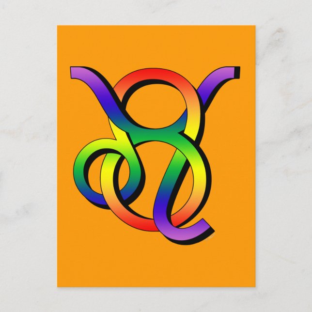 Postal GLBT Leo & Taurus (Anverso)