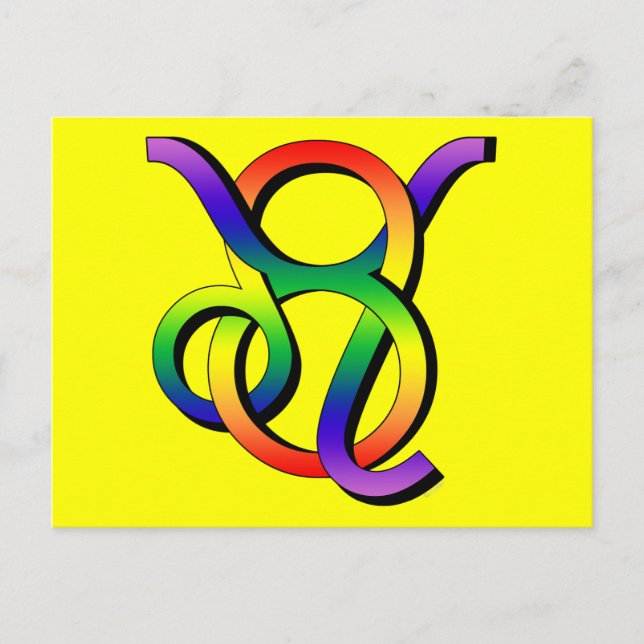 Postal GLBT Leo & Taurus (Anverso)