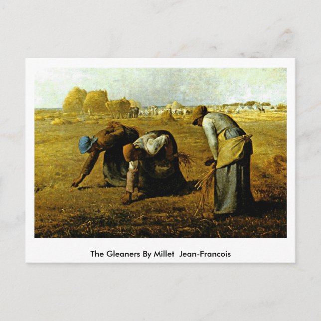 Postal Gleaners By Millet (Ii) Jean-Francois (Anverso)