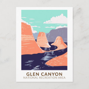 Postal Glen Canyon Reflection Canyon Vintage