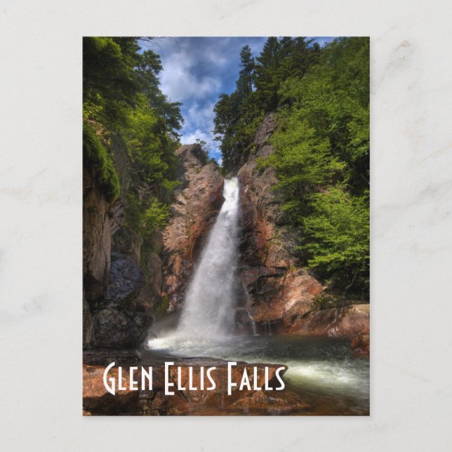 Postal Glen Ellis Falls (Anverso)