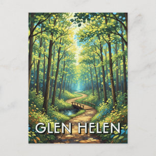 Postal Glen Helen Nature Preserve Ohio Viaje