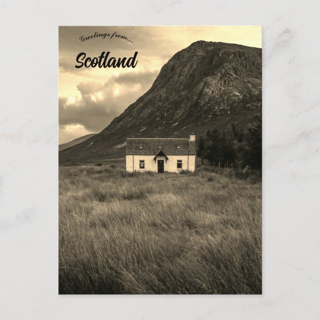 Postal Glencoe Ballachulish Escocia (Anverso)