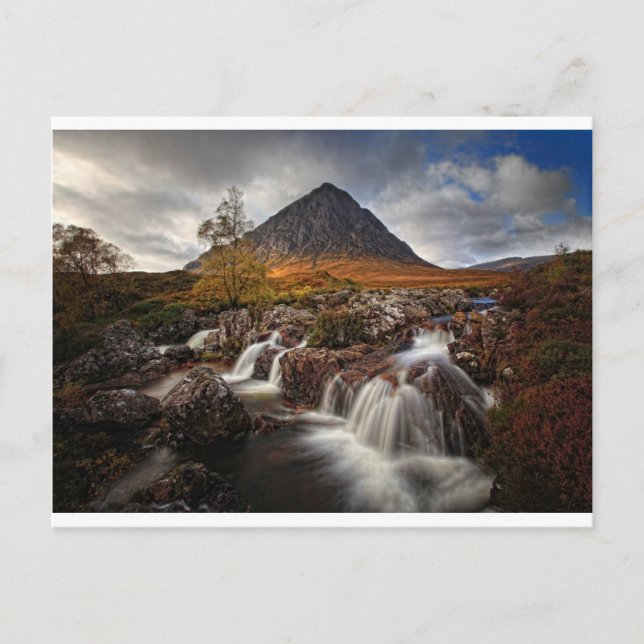 Postal Glencoe, Buchaille Etive Mor, Escocia (Anverso)