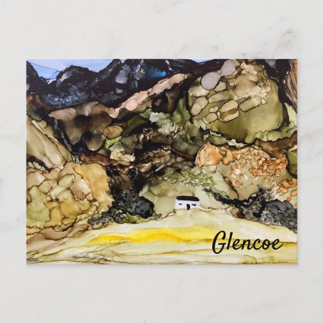 Postal Glencoe de la Casa Blanca (Anverso)