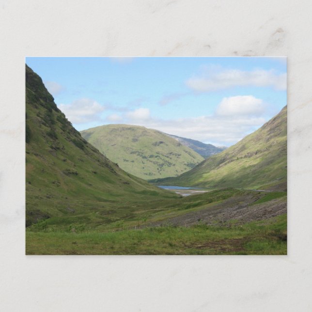 Postal Glencoe Postcard (Anverso)