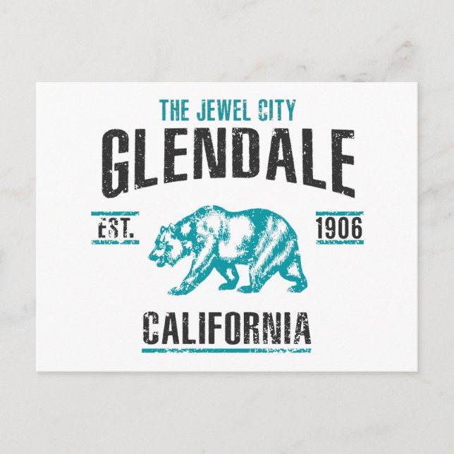 Postal Glendale (Anverso)