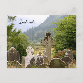Postal Glendalough Graveyard Irlanda