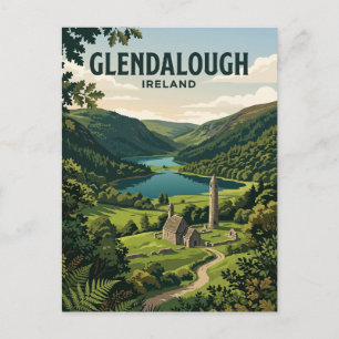 Postal Glendalough Irlanda