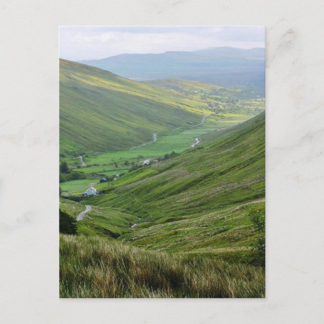 Postal Glengesh Passes Valleys Ireland (Anverso)