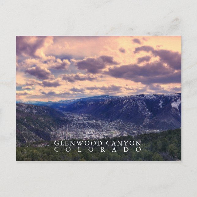 Postal Glenwood Canyon Postcard (Anverso)