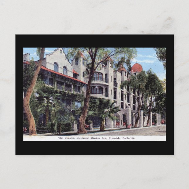 Postal Glenwood Mission Inn, Riverside CA Vintage (Anverso)