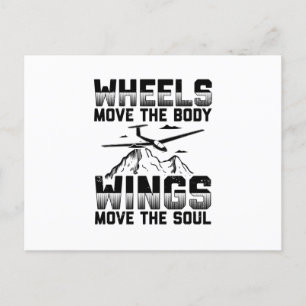 Postal Glider Pilot Gifts - Gliding Thermals Soar Sayings