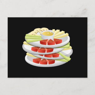 Postal Glitch Comida crudita