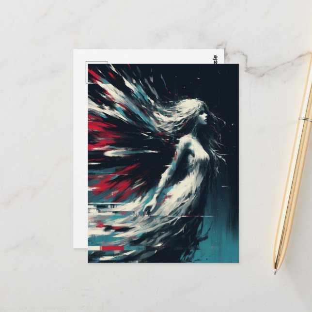 Postal Glitch Fairy (Anverso/Reverso In Situ)