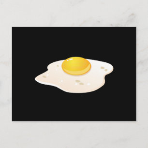 Postal Glitch Food huevo frito