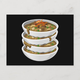 Postal Glitch Food maravilloso guiso