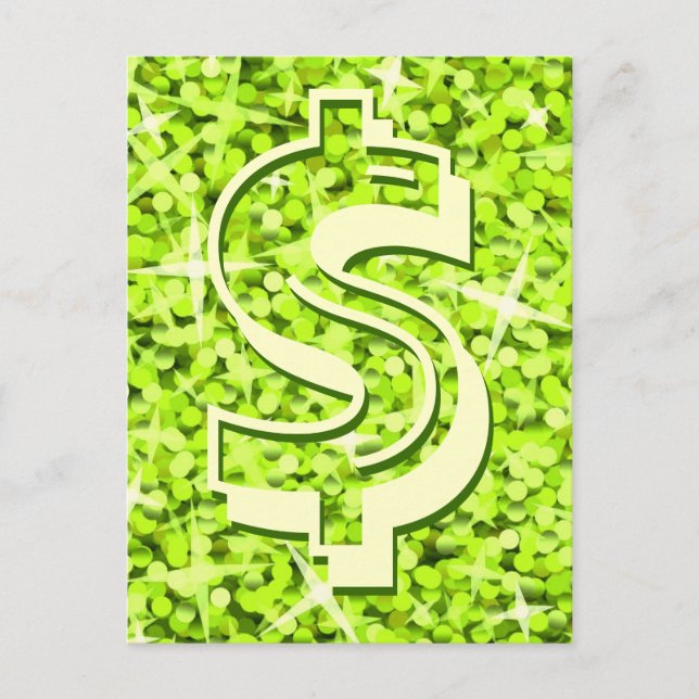 Postal "Glitz Lime" (Anverso)