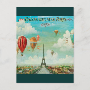 Postal Globalización sobre París