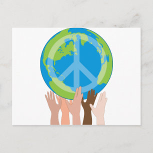 Postal Globe and Hands