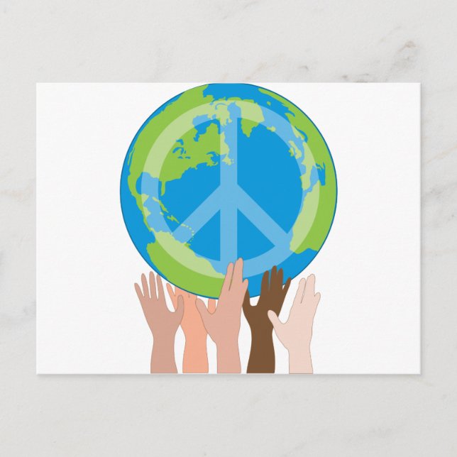 Postal Globe and Hands (Anverso)