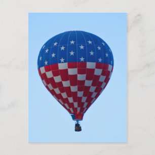 Postal Globo 6822 Estrellas y rayas