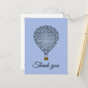 Postal Globo Aerostático de Agradecimiento a los Empleado