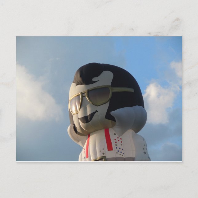 Postal Globo aerostático Hunka en Binghamton, NY (Anverso)