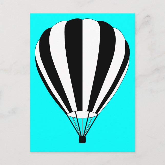 Postal globo de aire caliente (Anverso)