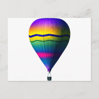 Postal globo de aire caliente