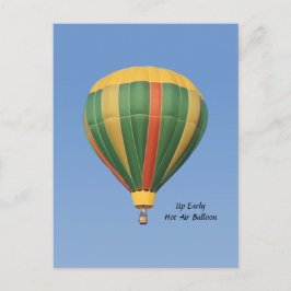 Postal Globo de aire caliente temprano