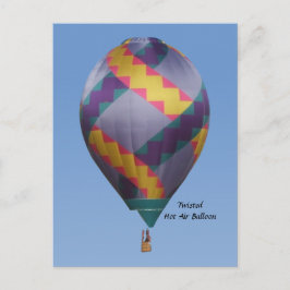 Postal Globo de aire caliente torcido