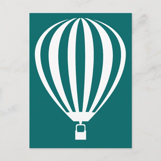 Postal globo de aire caliente v.2 (Anverso)