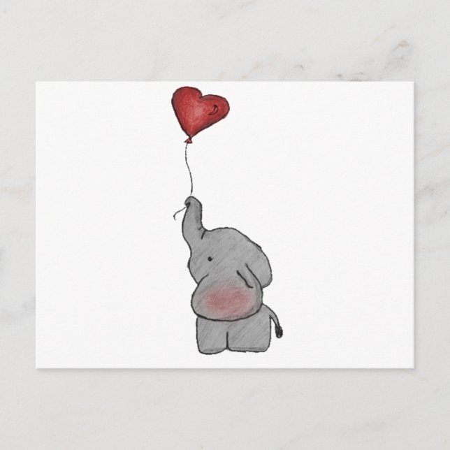 Postal Globo de Elephant Holding (Anverso)