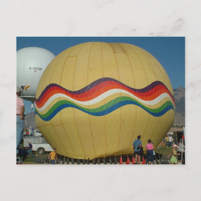 Postal Globo Fiesta Gas Balloqueo (Anverso)