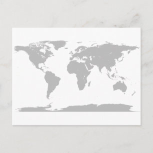 Postal globo gris