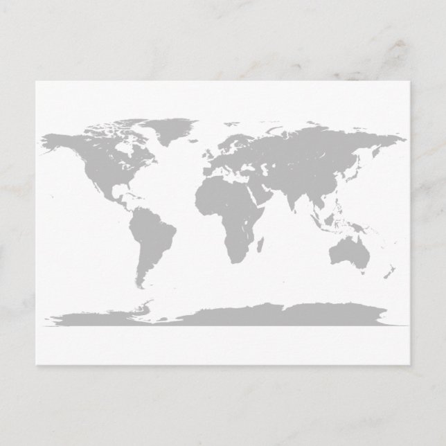 Postal globo gris (Anverso)