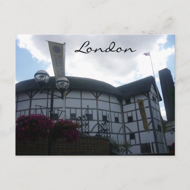 Postal globo londinense (Anverso)