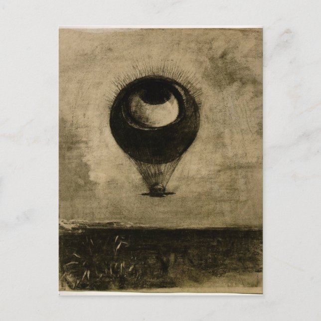 Postal Globo ocular (Anverso)