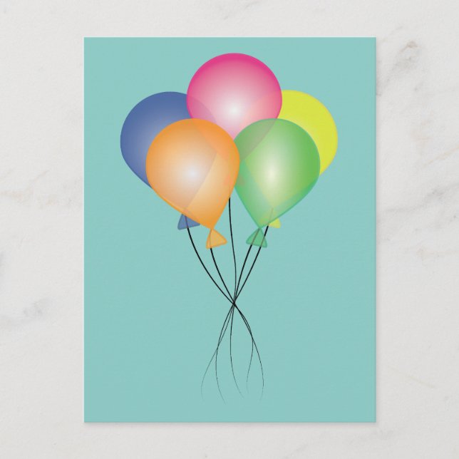 Postal Globos (Anverso)