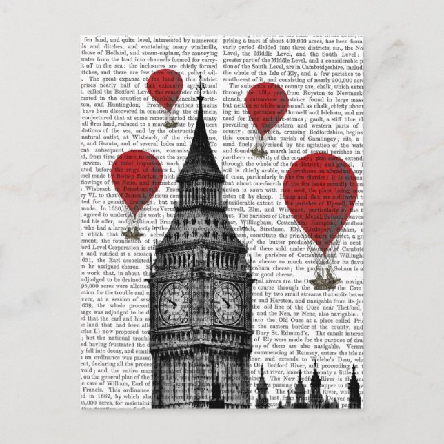 Postal Globos Big Ben y Red Hot Air (Anverso)